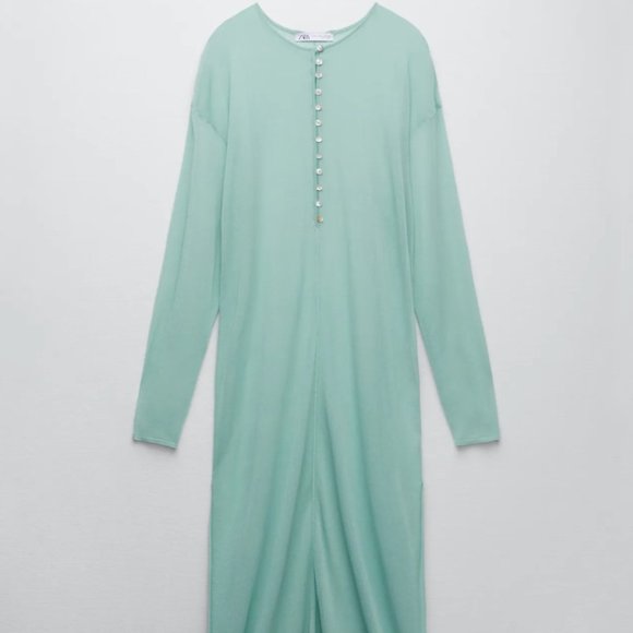 Zara Limited Edition Semi Sheer Knit Tunic - Picture 2 of 4